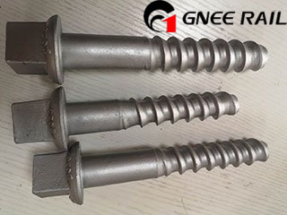 Railway Parts Rail Fasteners Screw Spike